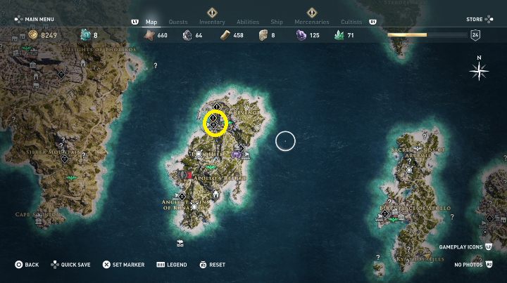 How to start: Speak with Xenia after Sacred Vows quest - AC Odyssey: Pirate Islands, Side Quests - Side Quests - Assassins Creed Odyssey Guide