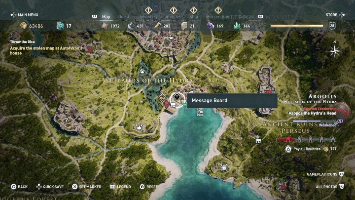 Description: Go to the merchant and speak with him - AC Odyssey: Pirate Islands, Side Quests - Side Quests - Assassins Creed Odyssey Guide