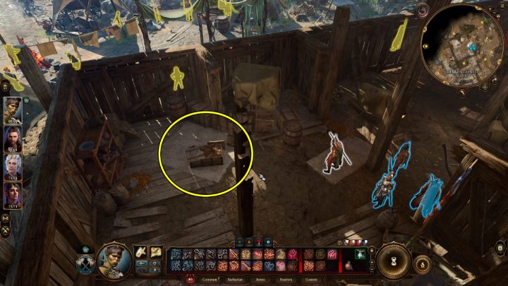 Beware of the guard patrolling the building - Baldurs Gate 3: Investigate the Suspicious Toys in BG3 - walkthrough - Act 3 - Baldurs Gate 3 Guide, Walkthrough