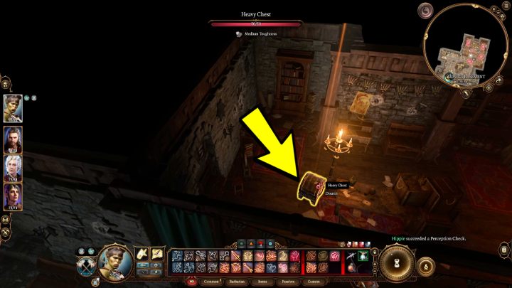 When you enter the house, go straight and check the room opposite the entrance door - Baldurs Gate 3: Investigate the Suspicious Toys in BG3 - walkthrough - Act 3 - Baldurs Gate 3 Guide, Walkthrough