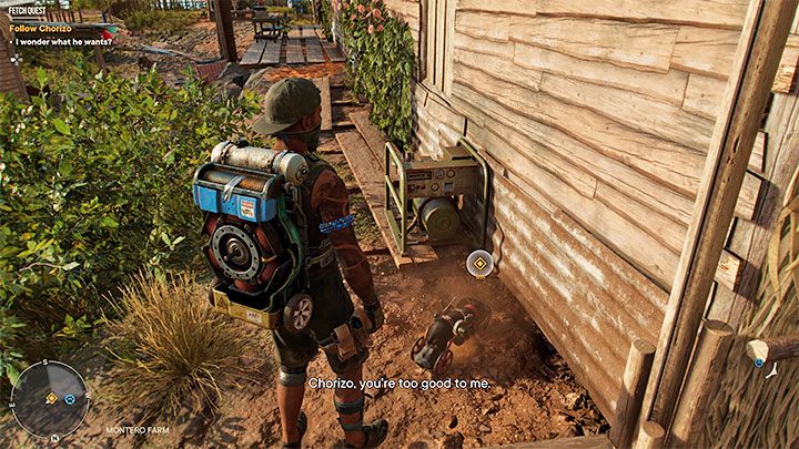 Your task is very simple - use the interaction button in places where Chorizo has dug up some treasure - Far Cry 6: Fetch Quest - walkthrough - Yaran stories - Madrugada - Far Cry 6 Guide