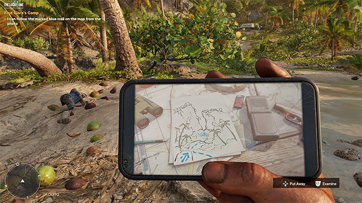 Another use of the smartphone is receiving hint photos - Far Cry 6: Smartphone - Basics - Far Cry 6 Guide