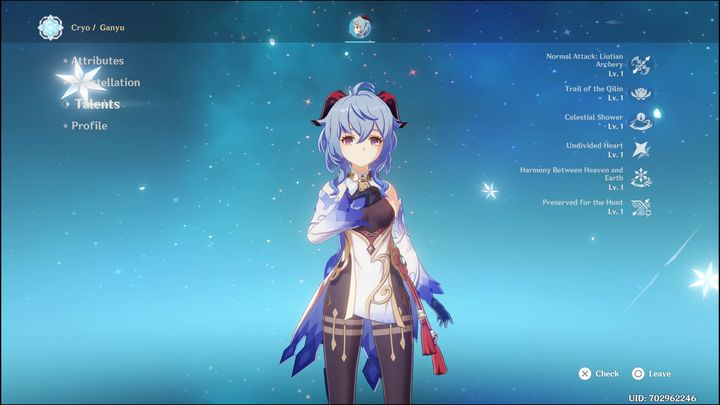 When it comes to weapons, we have Elegy of the End - this 5-star weapon is a little difficult to obtain - Genshin Impact: Ganyu (Cryo) - best builds - Cryo - Genshin Impact Guide