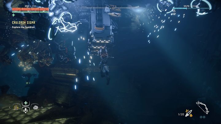 Behind them, you can find the next string of machines that transports containers throughout the entire Cauldron - Horizon Zero Dawn: Cauldron SIGMA guide | Mothers Crown side quests - Cauldrons - Horizon Zero Dawn Guide, Walkthrough