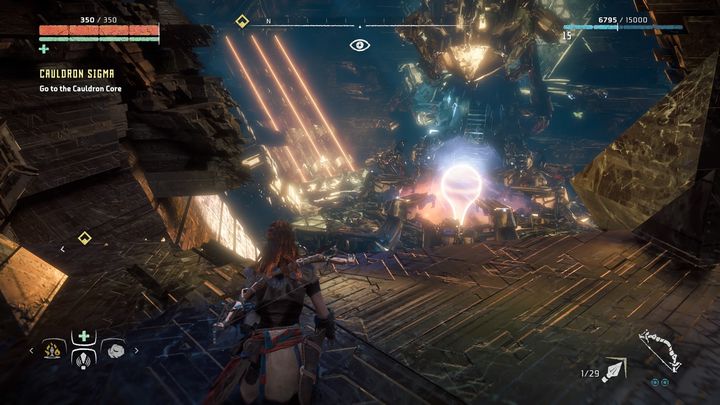 It is important to know that Cauldrons core can only be accessed by using the upper level - Horizon Zero Dawn: Cauldron SIGMA guide | Mothers Crown side quests - Cauldrons - Horizon Zero Dawn Guide, Walkthrough