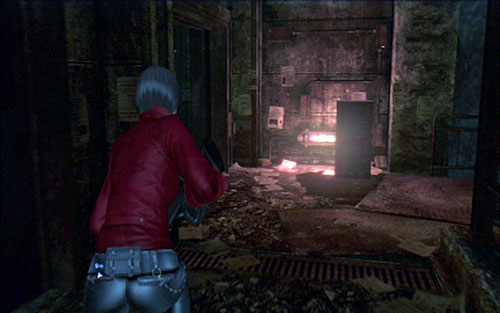 Once you succeed, leave the beast alone and run forwards - Chapter 2 - The Secret Laboratory | Adas campaign - Adas campaign - Resident Evil 6 Game Guide