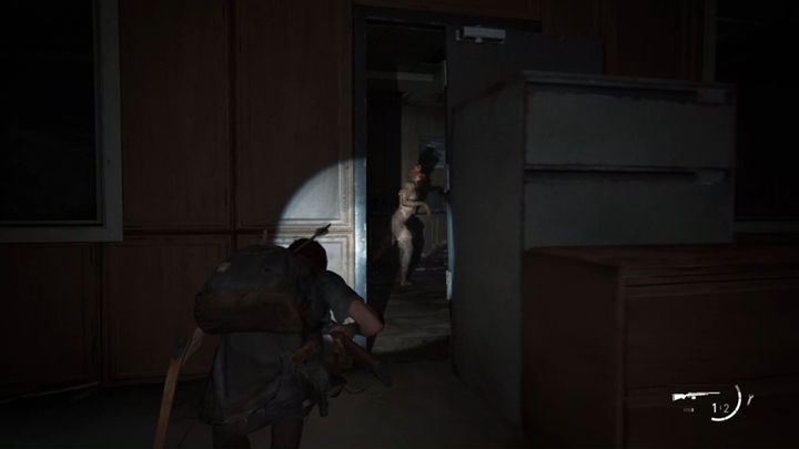 Jump on the scaffolding on the other side and go to the open window - The Last of Us 2: The Seraphites, Seattle Day 2 Ellie walkthrough - Seattle Day 2 - Ellie - The Last of Us 2 Guide