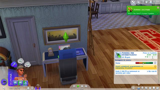 During this career you will spend your entire time using a computer - The Sims 4: Criminal - promotion, working hours, earnings - Careers / jobs tracks - Sims 4 Guide