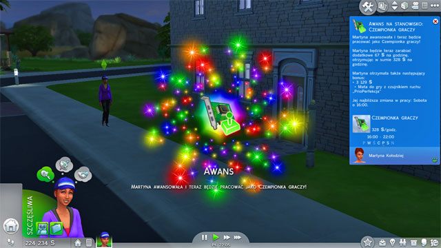 At the top of this branch your Sim will become a Champion Gamer (10 A) and will receive a new gaming mate - The Sims 4: Criminal - promotion, working hours, earnings - Careers / jobs tracks - Sims 4 Guide